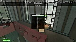 I say, Fucking my stepmom in this Roblox mansion.