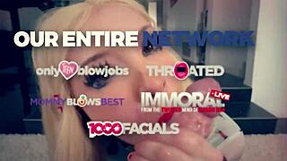 Latina Busty Brunette Sucking Cock in POV Sloppy Blowjob