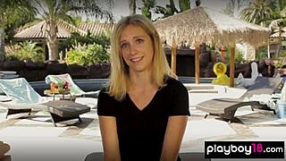 Asian Teen Jade Luv And Bffs Strip Tiny Bikinis