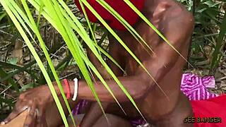 Curvy Ebony Amateur Gets Doggystyle Fuck with Dripping Pussy and Ripped Clothes