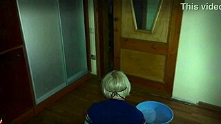 Mrs Lazinski As Naive Mature Maid With Small Waist And Stockings