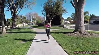 Daddy's step daughter does webcam sex for cash