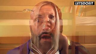 sexy teen 18+ blonde gets pounded hard by german housekeeper