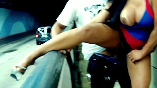 hot girl fucks in tunnel and explains to police