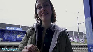 i'm a ukrainian smoker at the train station, getting my tits out for the fine... oops!