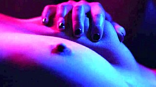 In a hotel, the maid Olive Glass gets wild with masseuse Alex Coal, scissoring their wet pussies.