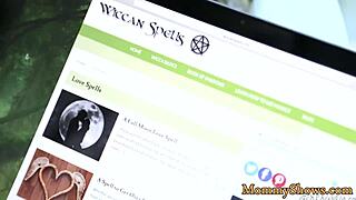 busty milf queening cute stepdaughter 😍