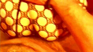 attractive girl in lingerie showcases her assets