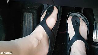 Pumping In Birkenstocks! So Hot!
