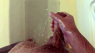 masturbation at the shower feels so relaxing