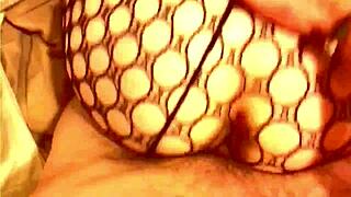 attractive girl in lingerie showcases her assets