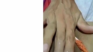 Latina Housewife Catches Husband's Cousin Watching Her Masturbate, Calls Him for Intense Sex