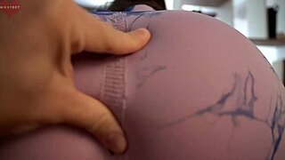 Step sis happy with monster cock in ripped leggins