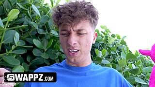 Tp Terrorists Blackmail Stepsister for Public Blowjob