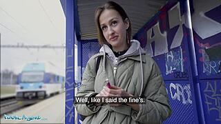 i'm a ukrainian smoker at the train station, getting my tits out for the fine... oops!