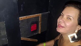 feeling so humiliated, milf danni cardillo sucks a big black cock in the glory hole and gets fucked in the cabin