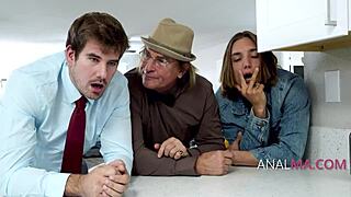 Rebel Rhyder in multi-generation anal freeuse with machine