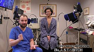 Patient Rebel Wyatt gets pussy blasted with cum by doctor