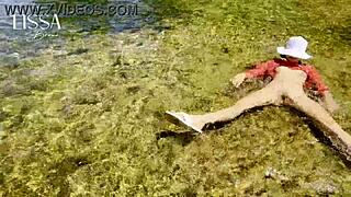 latina fucks outdoors interrupted by blowjob and cum in ass