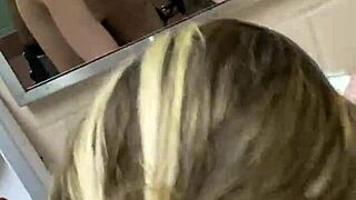 Cute girl freaks out with pink socks