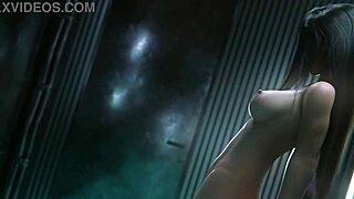 Tifa gets anal creampie