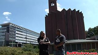 Amsterdam Hooker Sucks Tourist's Cock