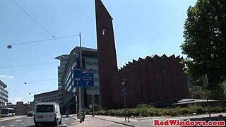 Amsterdam Hooker Sucks Tourist's Cock