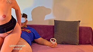 While you adjust your glasses, I'll suck your cock and fuck you hard in cowgirl!