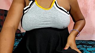 The horny babe roleplays punishment with her neighbor boyfriend