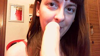 your dirty stepmom teaches you to masturbate with a latex doll