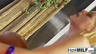 Blonde Babe Gets Big Tits Covered in Jizz