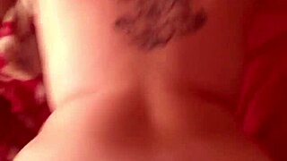 Blonde Gets FUCKED Doggystyle And SUCKS Black Cock At Home