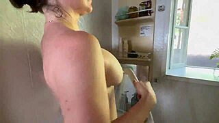 Naked Housewife Seduces With Silky Skin, Big Tits, And Tight Pussy Workout