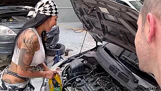 Hey man, my car broke down but I scored with this hot Latina couple