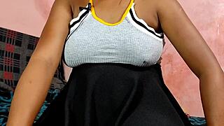 The horny babe roleplays punishment with her neighbor boyfriend