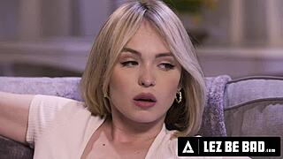 lez be bad - big tits cami strella caught injured lilly bell pillow humping