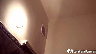 Redhead in Shower Playing Solo