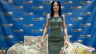 lexy blaze's first porn in vegas: naked interview, pov blowjob, anal, pussy masturbation close-up