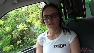 Blonde Pickup Rides Hard in Car, Moaning Loud in Doggystyle