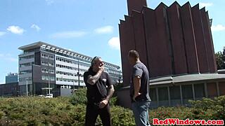 Amsterdam Hooker Sucks Tourist's Cock