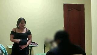 sirvienta gets pounded hard by a young stud