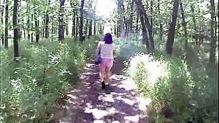 want to see this sexy bbw flashing in the woods and carwash? part 2!