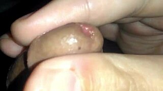 Hot Latino Glans Massaging Solo Session