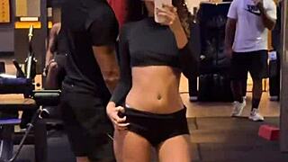 gym workout ends with tasty cardio before party