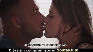 cute busty girl in glasses fucks spanish sub