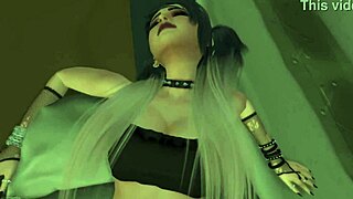 Pov sex with goth chick at party, oh wow!