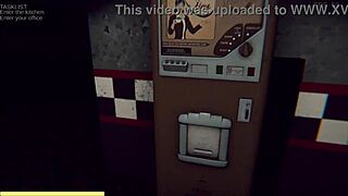 night shift at fazclaires with big cock and tits