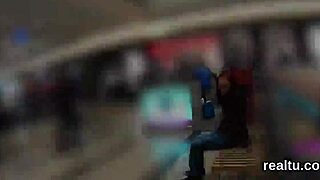 Is this flawless czech cutie getting teased in hypermarket before pov nailing?