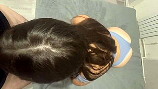 Stepsister BEGINS SUCKING after parents LEAVE