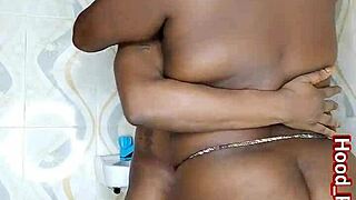 crazy shower fuck with huge ass mature slut